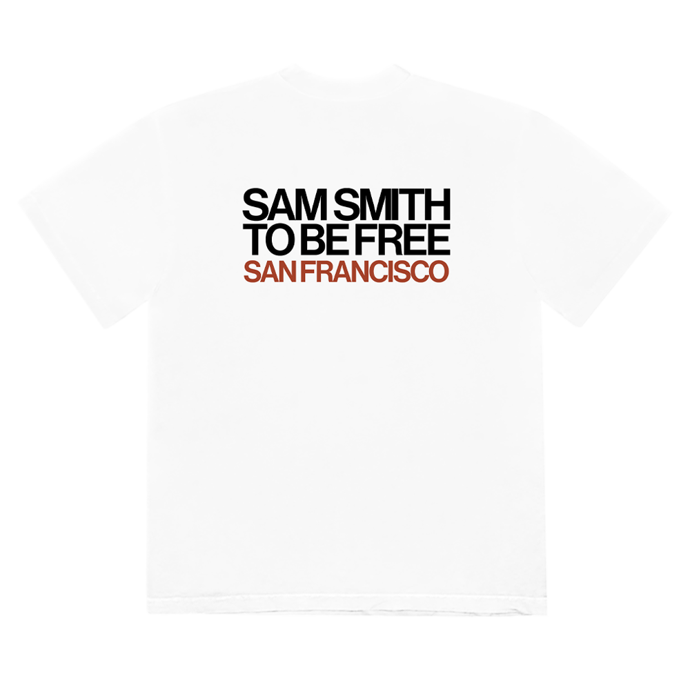 CASTRO: San Francisco White T-Shirt back