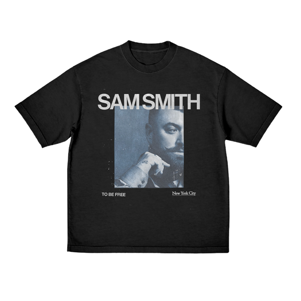 TO BE FREE: NYC Black T-Shirt - Sam Smith Official Store