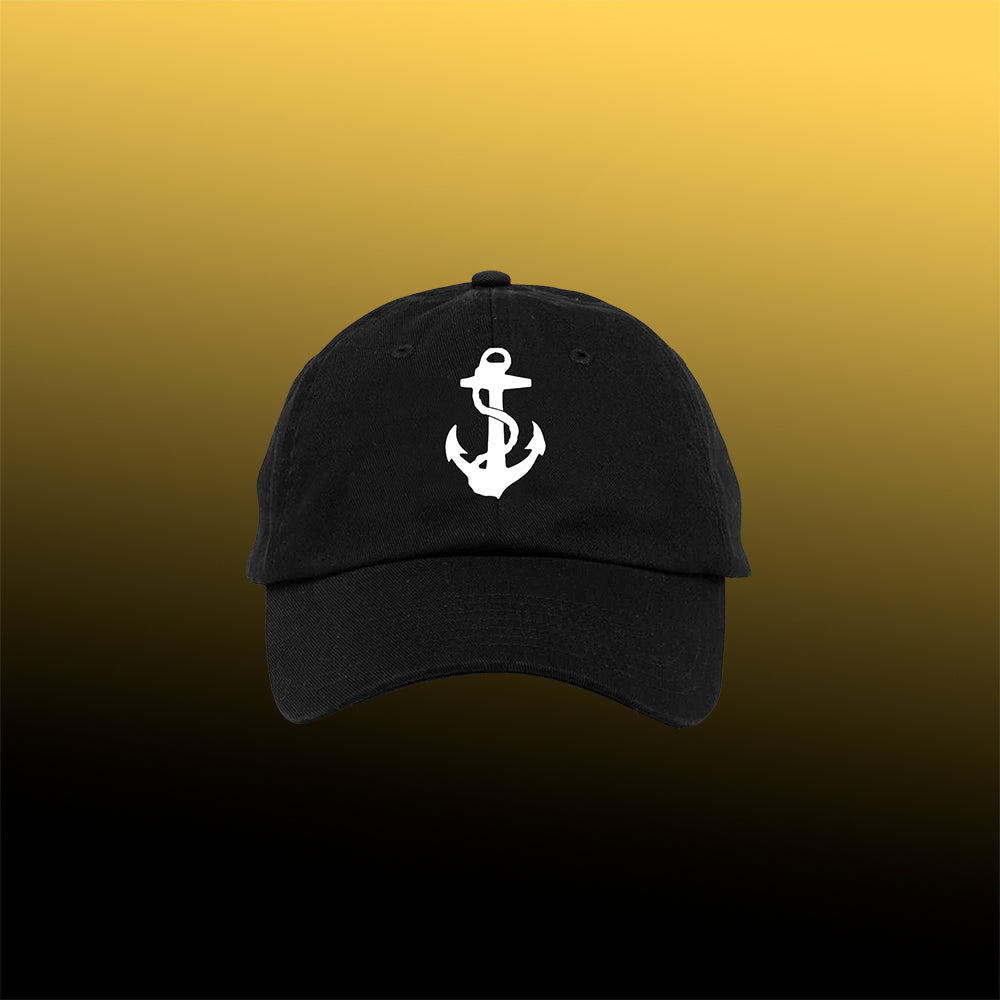 Black Anchor Dad Hat